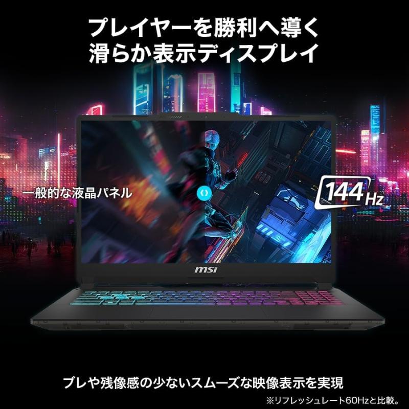 MSI 薄型・軽量 ゲーミング ノートパソコン Cyborg 15 A2RU 15.6型 