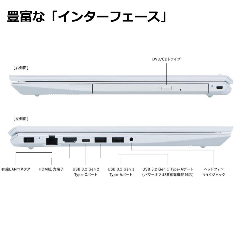 LAVIE N15 NEC ノートパソコン 15.6型/ Ryzen 5 7530U/ メモリ 8GB
