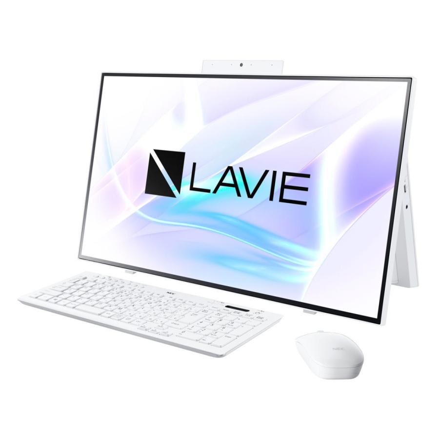 NEC 23.8型 デスクトップパソコン LAVIE A23 A2335/CAW PC-A2335CAW