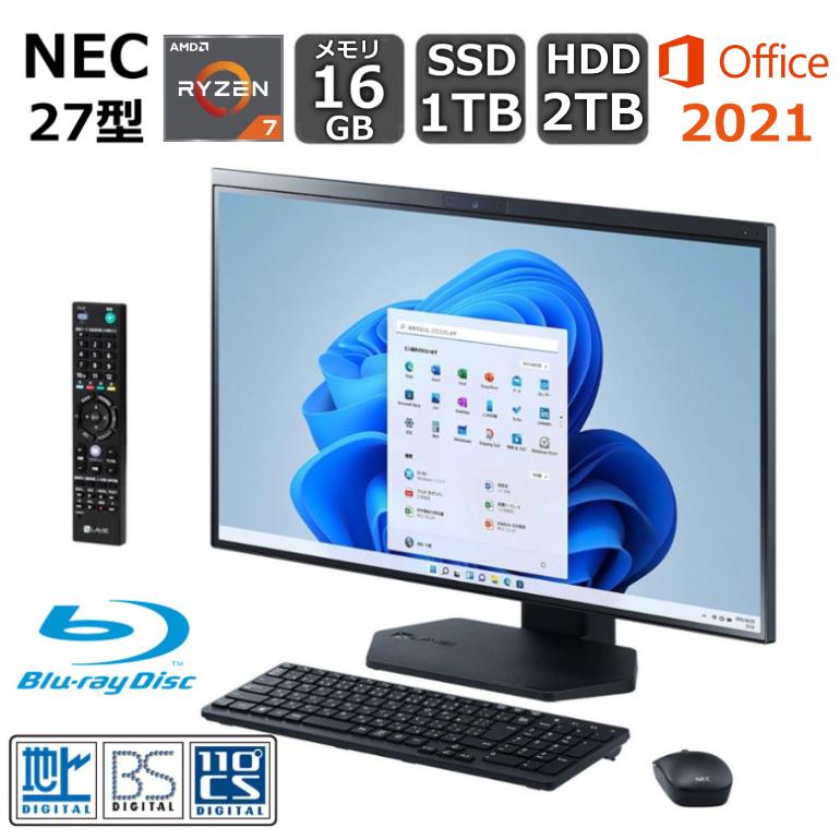 LaVie NEC 27型 デスクトップパソコン LAVIE A27 PC-A2798DAB-J LaVie NEC 27型 デスクトップパソコン LAVIE A27 PC-A2798DAB-J