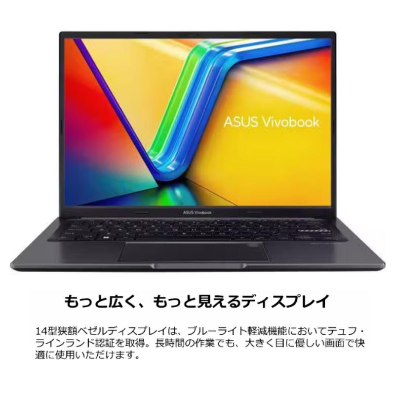ASUS エイスース ノートパソコン ノートPC Vivobook 14型/ Ryzen 5/ メモリ 8GB/ SSD 512GB/ Windows 11/ Office付き選択可能/ Webカメラ/ ブラック 【新品】 ASUS エイスース ノートパソコン ノートPC Vivobook 14型/ Ryzen 5/ メモリ 8GB/ SSD 512GB/ Windows 11/ Office付き選択可能/ Webカメラ/ ブラック 【新品】
