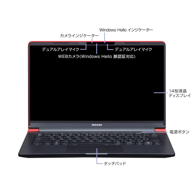 マウスコンピューター（MouseComputer） mouse ノートパソコン X4-R5