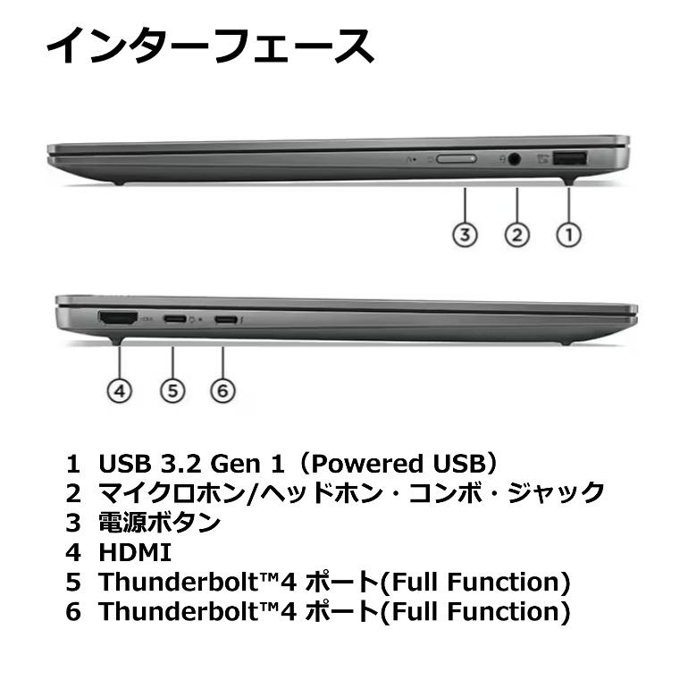 Lenovo 薄型 ノートパソコン Lenovo Yoga Slim6i Gen8 14.0型/ intel Core i5/ メモリ 16GB/ SSD 512GB/ Win11/ Office付き/ Webカメラ  【新品】｜bjy-store｜15