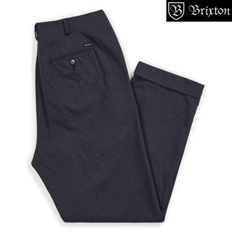 ブリクストン レジェント トラウザーパンツ Brixton REGENT TROUSER PANT 04081 ネイビーストライプ