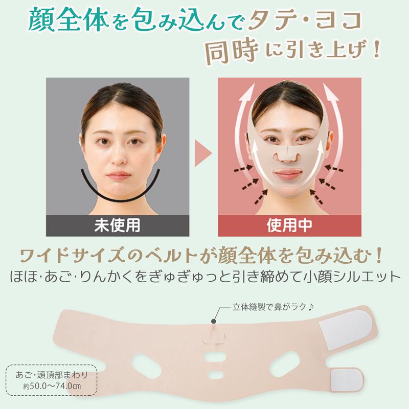 たるみ引き上げマスク 全4タイプ リフトアップバンド 小顔矯正 ベルト