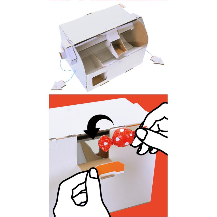 hacomo ハコモ クレーンゲーム WOW 段ボール 図工 手作り ペーパークラフト キット 簡単 組み立て ダンボール工作 342003 |  | 02