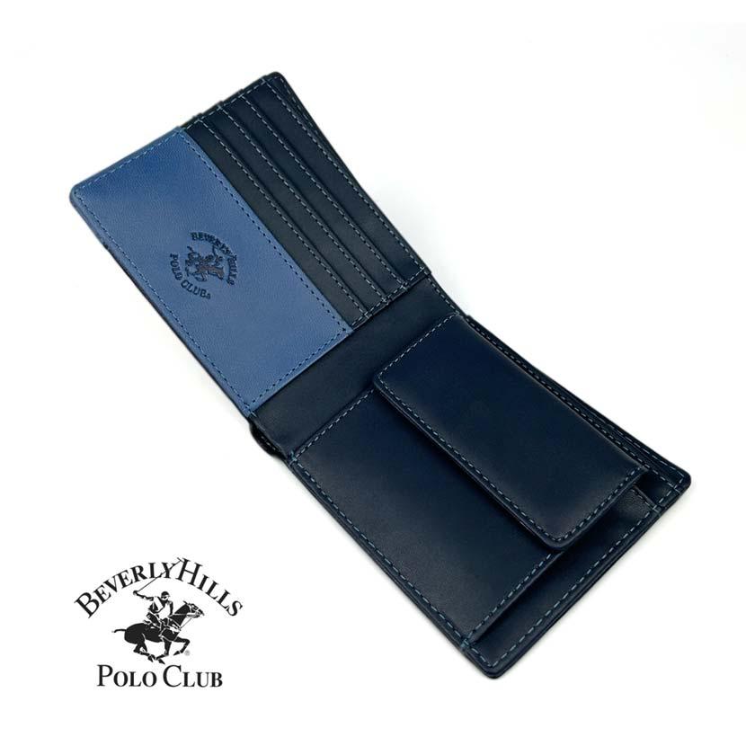 財布 メンズ 二つ折り PUレザー BEVERLYHILLSPOLOCLUB ビバリーヒルズポロクラブ 二つ折り財布 ウォレット | BEVERLY HILLS POLO CLUB | 09