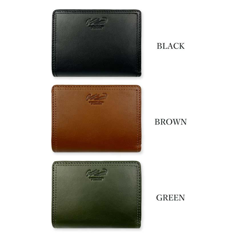 Crocodile（クロコダイル） 財布 メンズ 二つ折り 本革 L字ファスナー