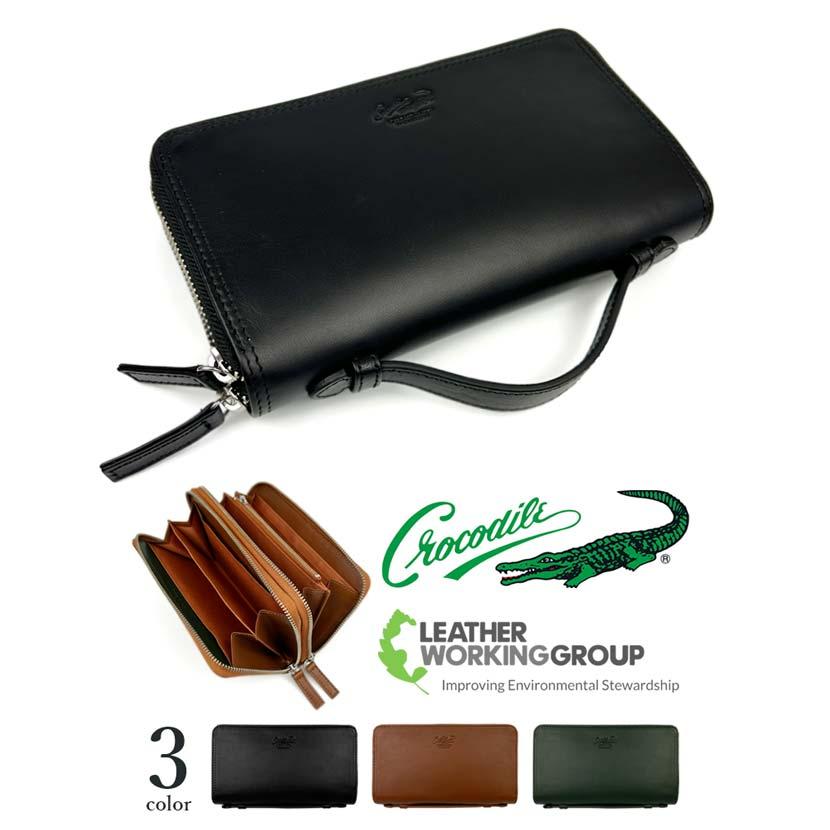 Crocodile 財布 メンズ 長財布 本革 CROCODILE クロコダイル