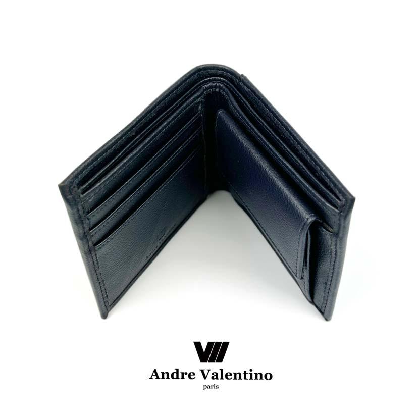 財布 メンズ 二つ折り 小銭入れあり Andre Valentino アンドレ