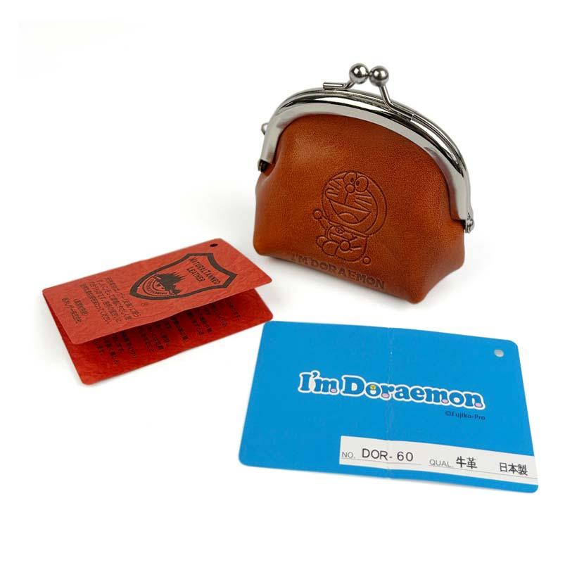 コインケース メンズ 本革 ドラえもん がま口 栃木レザー 日本製 小銭
