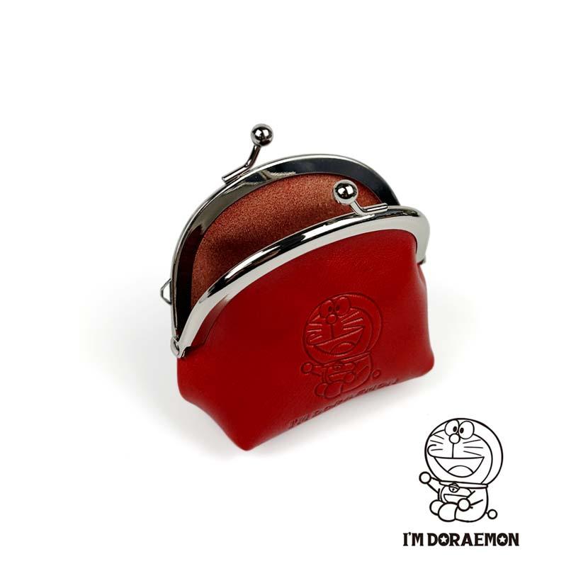 コインケース メンズ 本革 ドラえもん がま口 栃木レザー 日本製 小銭