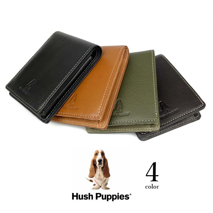 ハッシュパピー（Hush Puppies） 財布 メンズ 二つ折り 本革 リアル
