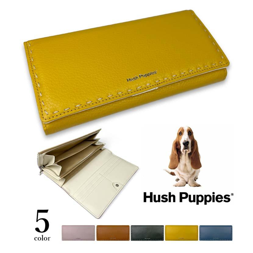 イエロー  ハッシュパピー 長財布 本革 レザー 長財布 064 ハッシュパピー（Hush Puppies） 長財布 レディース ブランド hp3064