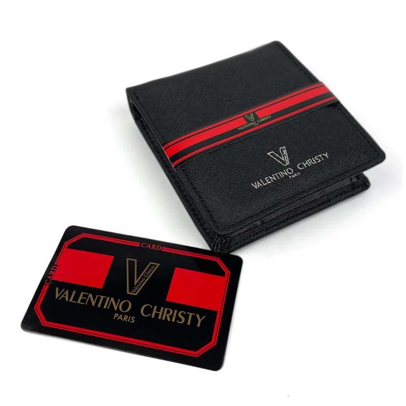 財布 メンズ 二つ折り 本革 小銭入れあり VALENTINO CHRISTY