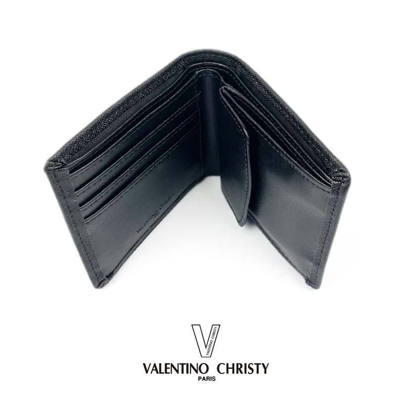 財布 メンズ 二つ折り 本革 小銭入れあり VALENTINO CHRISTY