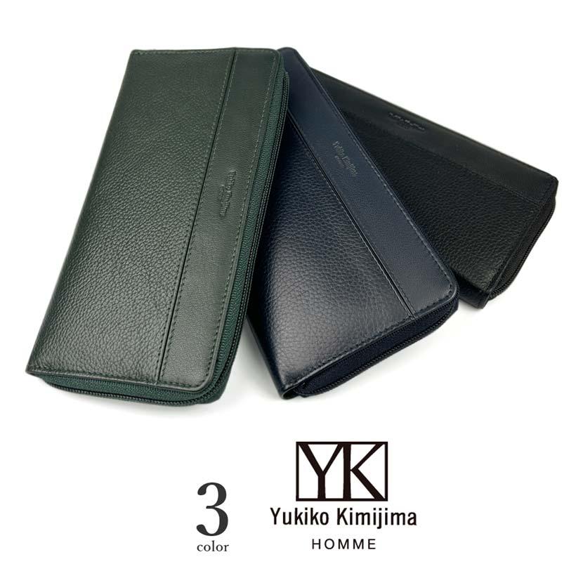 Yukiko Kimijima（ユキコキミジマ） 財布 メンズ 長財布 本革 Kimijima