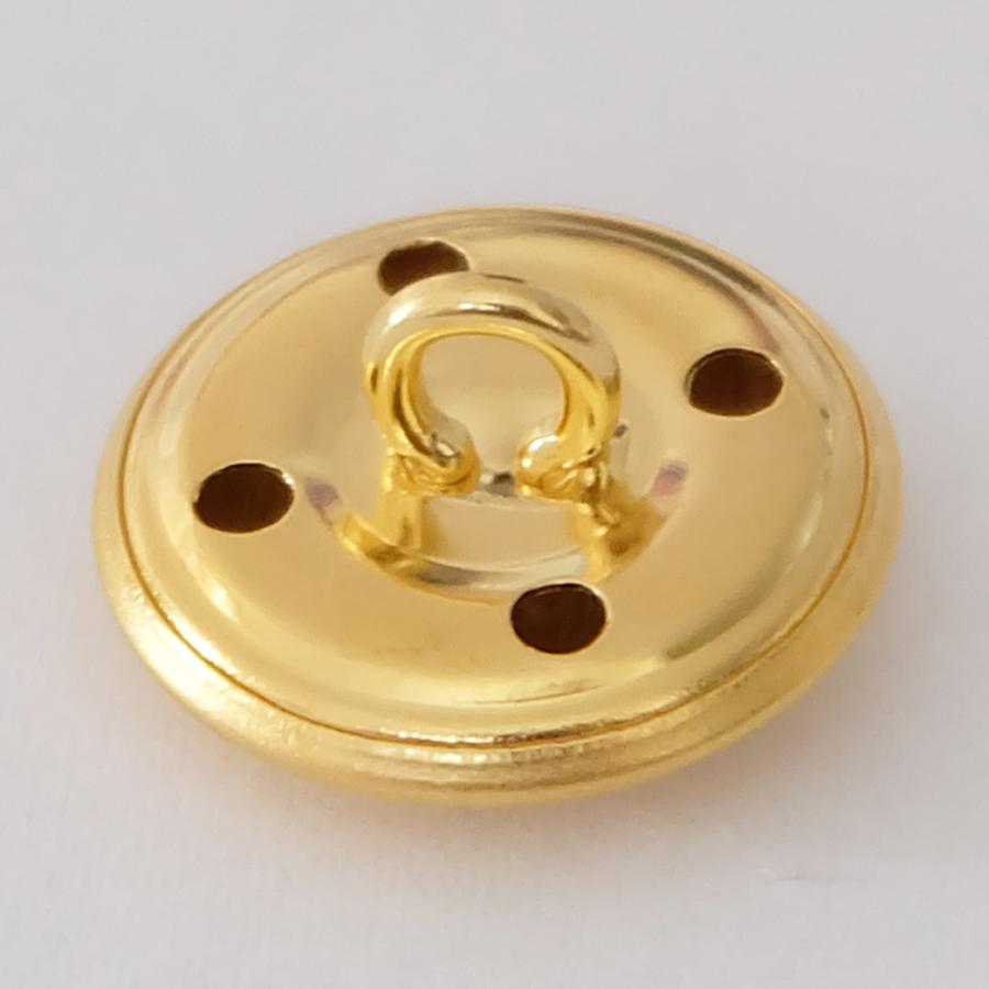 メタルボタン ゴールド 21mm 高級足つき 金属ボタン : ビーエー