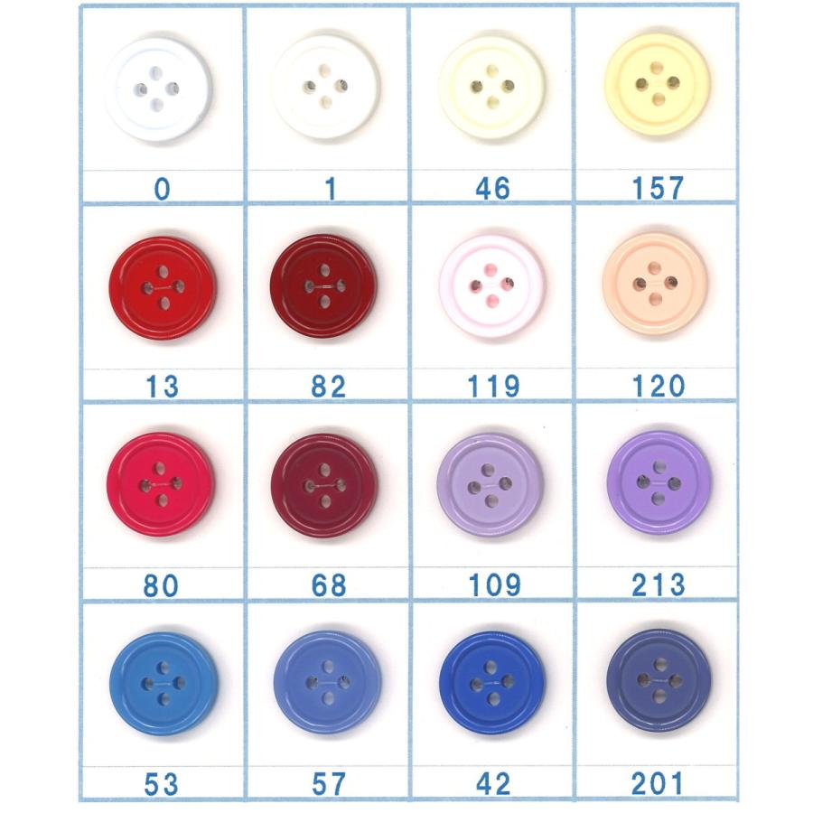 10mm カラフル ボタン 10個入り シンプル 4つ穴 手芸 通販 : ビーエー