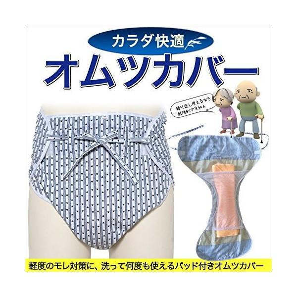 大人用介護おむつカバー 軽度の尿漏れ対策に！【Lサイズ，ストライブ