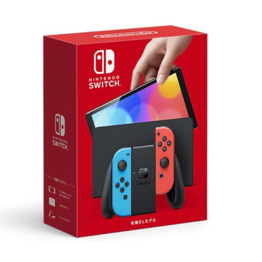 Nintendo Switch 任天堂 (有機ELモデル) Joy-Con(L)ネオンブルー/(R 