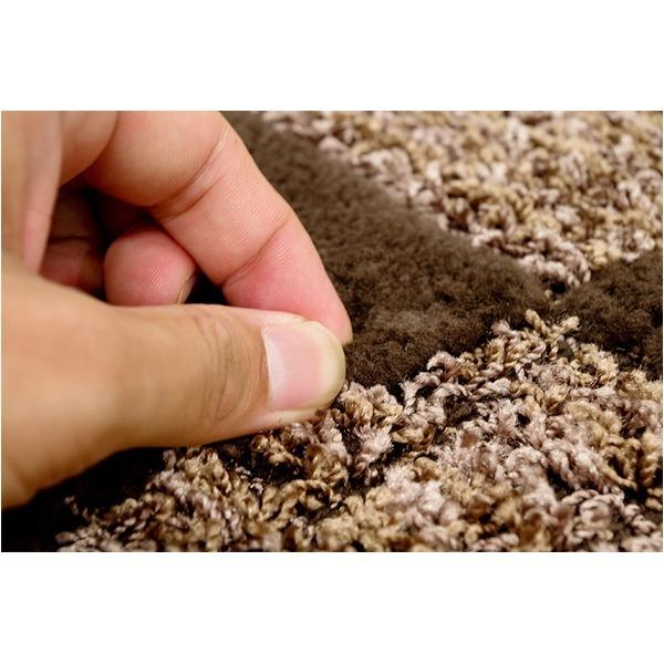 ラグマット 絨毯 / 190×240cm 長方形 グレー / 日本製 レベルカット仕様 抗菌加工 〔リビング ダイニング〕 『ダリア』 九装 ラグマット 絨毯 190×240cm 長方形 グレー 日本製 レベルカット仕様 抗菌加工 〔リビング ダイニング〕 『ダリア』 九装