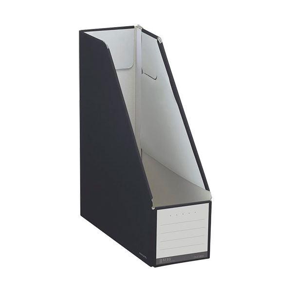 【おすすめ】 A4タテ ファイルボックス(NEOS)スタンドタイプ コクヨ (まとめ) 背幅102mm 〔×30セット〕 1冊 フ-NEL450D ブラック ボックスファイル