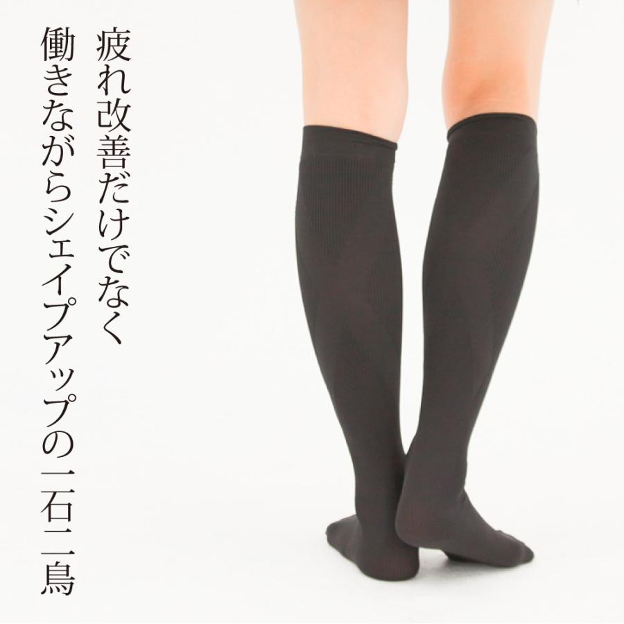 ソックス ウォーキング ハイソックス 黒 ブラック テーピング 着圧 美脚 引き締め 骨盤 レガルト ウォーキング ナースグッズ メール便 送料無料 Stp Shoe Socks Wh702 ナース通販 ブランアンジェ 通販 Yahoo ショッピング