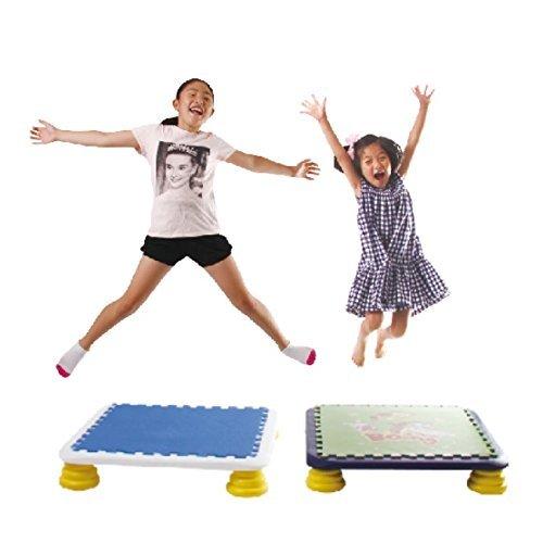 家庭用トランポリン 子供 バンバンボード緑色 おうち時間 ストレス発散 安全 静か 室内 マンション 運動 体幹 バランス感覚 