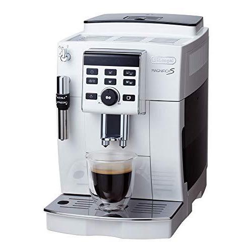 【セミスタンダードモデル】デロンギ(DeLonghi)コンパクト全自動コーヒーメーカー ホワイト ?マグニフィカS ミルク泡立て手動 ECAM23120WN
