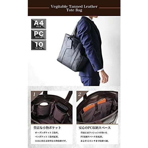 JOYA トートバッグ 本革 大容量 ビジネスバッグ CAMEL JS-8537 