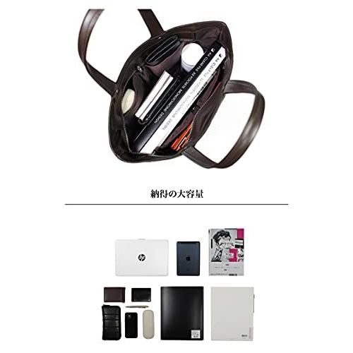 JOYA トートバッグ 本革 大容量 ビジネスバッグ CAMEL JS-8537 