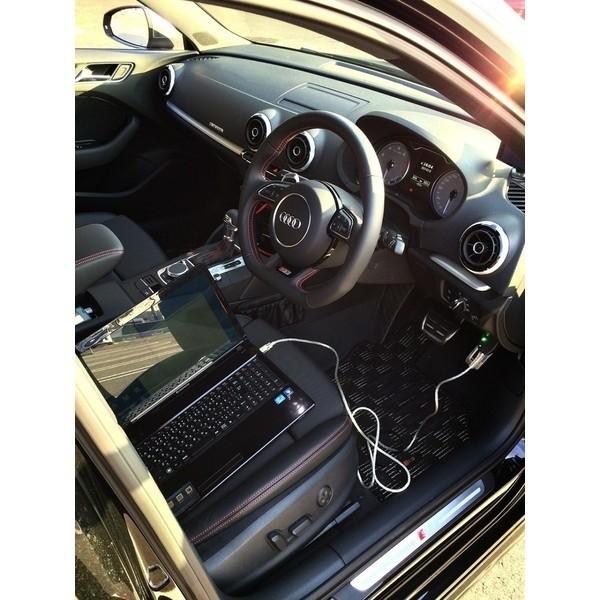 VW Discover Pro ,AUDI MMI TVロックキャンセルコーディング施工