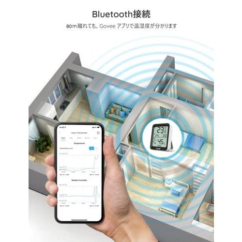 出色 Govee 温度湿度計 デジタル Bluetooth 温度計 湿度計 高精度 梅雨対策 熱中症 乾燥対策 スマホ データ記録機能付き温湿度計 アプリで Discoversvg Com