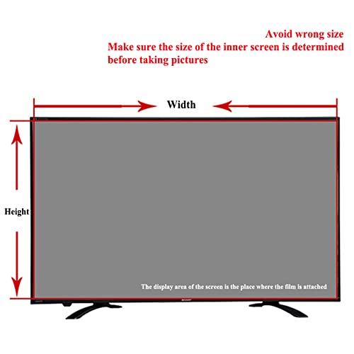 32-75 インチの防眩マット TV スクリーン プロテクター-。LCD、LED、4K OLED 及び QLED HDTV のための反青ライト フィル - 4