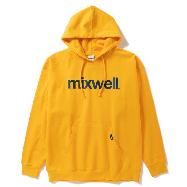 MIXWELL WORLDWIDE EYEDEE HOODIE（GOLD） ミックスウェル ロゴ 