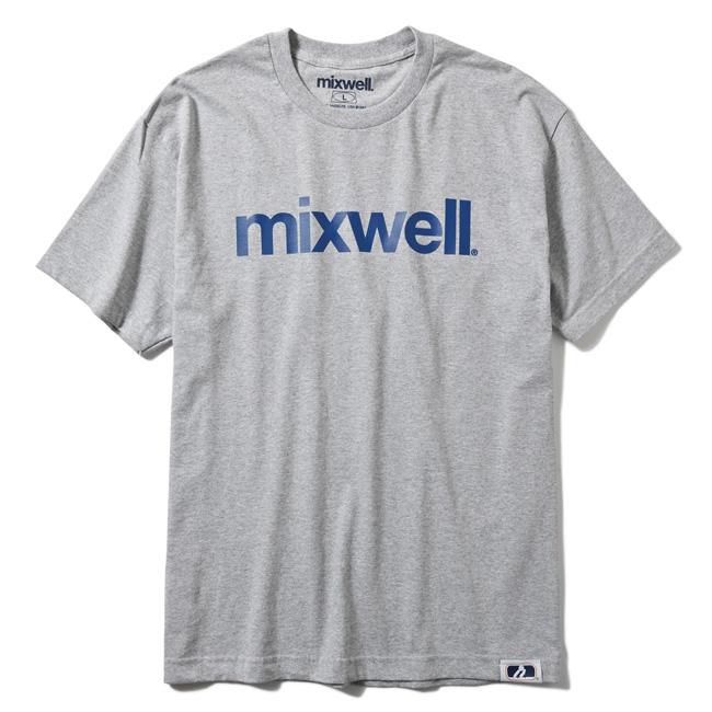 MIXWELL WORLDWIDE EYEDEE SS T SHIRT（GRAY/NAVY) ミックスウェル T 