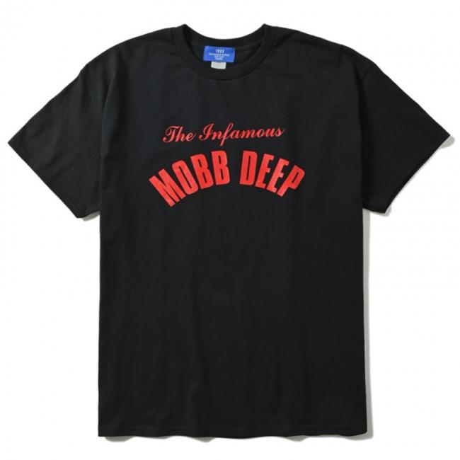 MOBB DEEP Tシャツ L 1993 DESIGNED WORLD HIP HOP MOBB DEEP LOGO S/S TEE(BLACK) infamous