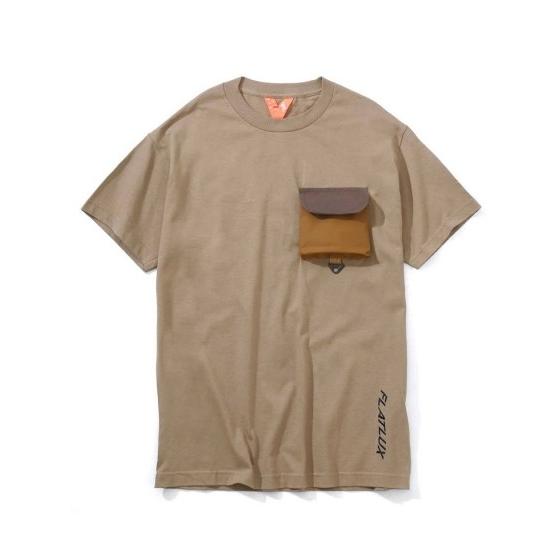 【SALE】フラットラックス FLATLUX　TONE POCKET TEE(EARTH)｜blackannyfujisawayh