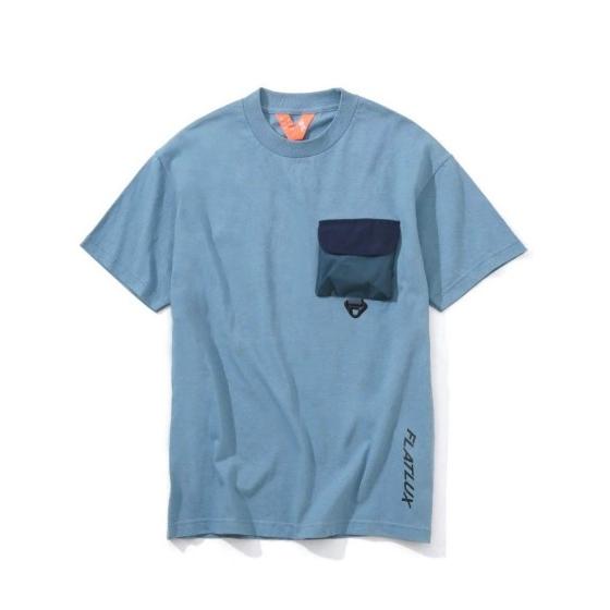 【SALE】フラットラックス FLATLUX　TONE POCKET TEE(SLATE)｜blackannyfujisawayh