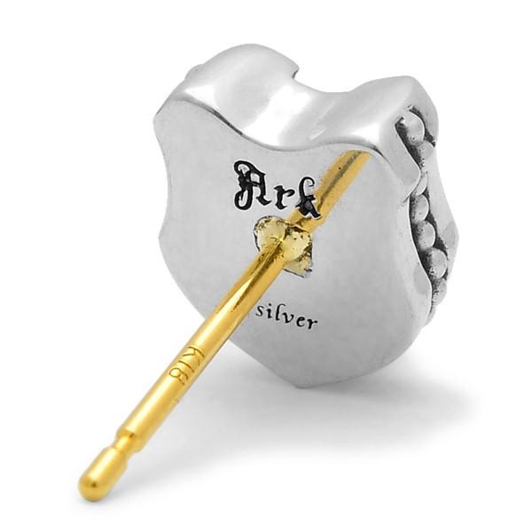 Ark silver accessories アークシルバーアクセサリーズ　ホースシューピアス　グリーンクォーツ |  | 04