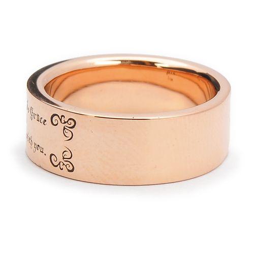 Ark silver accessories アークシルバーアクセサリーズ　祈りのメッセージリング　アンティークピンクゴールド |  | 02