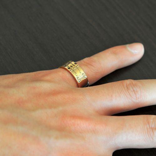 Ark silver accessories アークシルバーアクセサリーズ　祈りのメッセージリング　アンティークピンクゴールド |  | 03