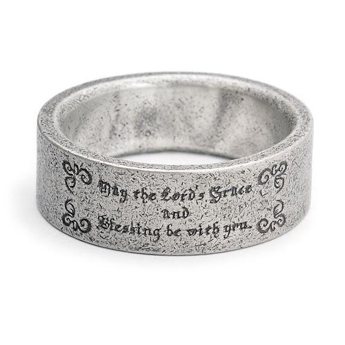 Ark silver accessories アークシルバーアクセサリーズ　祈りのメッセージリング　アンティークシルバー |  | 01