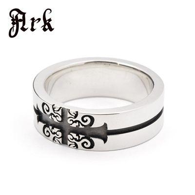 Ark silver accessories アークシルバーアクセサリーズ　クロスラインリング | 