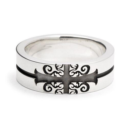 Ark silver accessories アークシルバーアクセサリーズ　クロスラインリング |  | 01