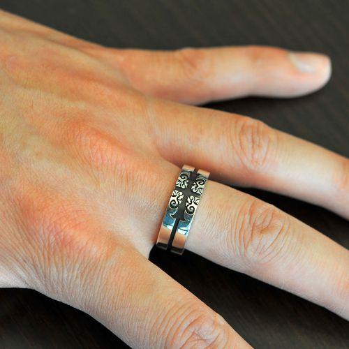 Ark silver accessories アークシルバーアクセサリーズ　クロスラインリング |  | 03