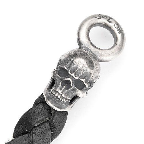 マッドカルト　レザースカルブレスレット MAD CULT/マッドカルト】「GYUGA Leather Bracelet/ギュガレザー