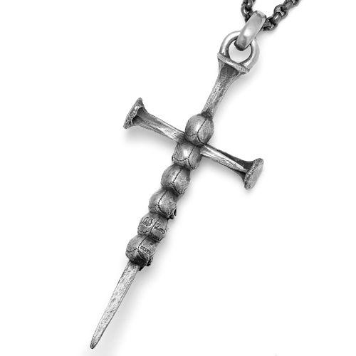 MAD CULT マッドカルト Ausch アウシュ ペンダント スカル クロス PT