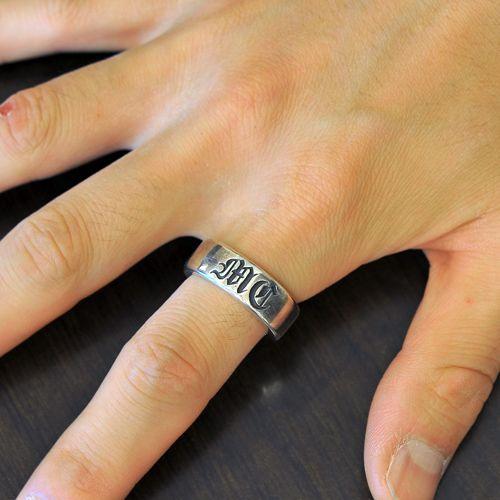 MAD CULT マッドカルト Flat mc ring フラットmc リング R-25 : BLACK